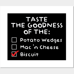 taste the biscuit Posters and Art